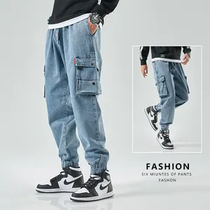 ANSZKTN Neuer Herbst/Winter-Modetrend Harlan Casual Herren-Hosen jeans