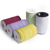 Bande élastique personnalisée en Spandex/Nylon de 6 mm, couleur blanc/noir, différentes tailles, élastique plat pour vêtements, sacs, textiles de maison, respectueux de l'environnement