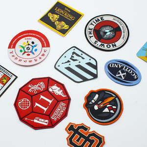 Écussons pour vêtements, prix d'usine, OEM/ODM, logo personnalisé, design personnalisé, couture, écussons tissés, tissu, PVC, toile, paillettes, personnalisés - Product Image 6