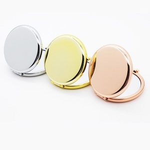 Biểu Tượng Tùy Chỉnh Vòng Double Side Kim Loại Pocket Gương Cầm Tay Mini Gương - Product Image 5