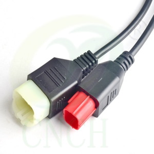 16Pin OBD 1 untuk 2 kabel transfer OBDll 4Pin untuk 6Pin sepeda motor kabel diagnostik kawat harness - Product Image 3