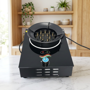 Black Plasma Electric Flame <b>Stove</b> | Fast Smokeless Gas-Free Portable Single Burner Cooking <b>Stove</b> for Home Kitchen, Hostel, Offic - Product Image 1