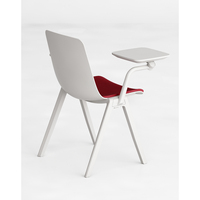 Chaise de salle de formation multifonctionnelle à siège en maille nouveau design avec table d'écriture et accoudoir chaise de bureau