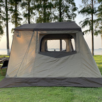Logo personnalisé tente extérieure 4 saisons imperméable grand espace tente de camping de haute qualité tente familiale de luxe pour pique-nique Gargen Glamping
