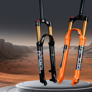 Horquilla Delantera Bolany Naranja FKA019 de 27.5 Pulgadas y 32 mm, Amortiguador para Bicicleta de Montaña con Eje QR y Ajuste de Rebote - Product Image 1