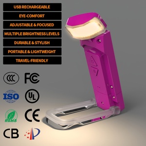 ไฟอ่านหนังสือแบบหนีบ EGH Bedtime Reading Companion 500mAH พกพาสะดวก สีชมพูแดง ใช้พอร์ต USB - Product Image 1