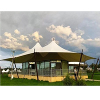 Tente de safari imperméable avec garantie de 5 ans, fabricant de tentes de camping 5 étoiles pour hôtel, en vente