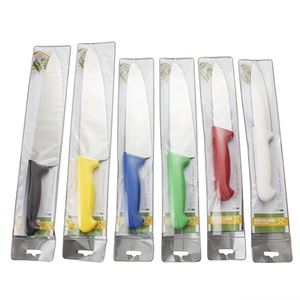 Chất Lượng Cao Cấp Thân Thiện Với Môi Tay Phải Nhà Bếp Đầu Bếp Dao Chuyên Nghiệp Thép Không Gỉ Đồ tể Với <span class=keywords><strong>PP</strong></span> Nhựa Đầy Màu Sắc Xử Lý - Product Image 5