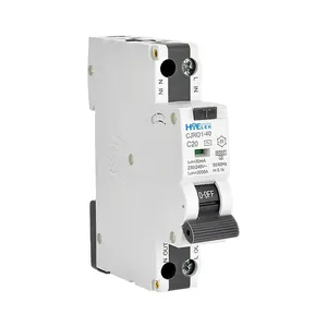 CJRO1-40 1P + N Loại AC RCBO 6kA 30ma Mini Rcbo Có Chứng Nhận SAA Và UKCA