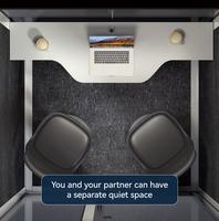 Cabines de bureau professionnelles insonorisées et mobiles, studio d'enregistrement vocal, cabine téléphonique, petite pièce insonorisée