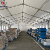 Tente de stockage modulaire à structure en acier 3m/4m/5m, Tente chapiteau personnalisable pour salons professionnels, Espaces extensibles, Prix compétitif