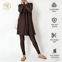 Ensemble islamique haut de gamme, léger, anti-UV, élégant et polyvalent, pour tenue active modeste, avec personnalisation rapide par le fabricant