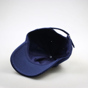 Vải màu xanh thêu 5 bảng mùa thu Mũ bóng chày cổ điển sang trọng thể thao Terry cong Oxford Twill với thiết kế báo lá - Product Image 5