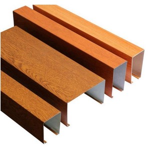 Panneau mural extérieur en aluminium avec revêtement en bois de couleur personnalisée pour bâtiment de bureaux - Product Image 6