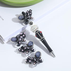 Cuentas de Lucite con Forma de Mariposa y Diamantes de Imitación, Coloridas, Decoración de Rosas, Cuentas Sueltas para Manualidades, Accesorios para Bolígrafos y Cadenas de Teléfono, Novedad 2025 - Product Image 5