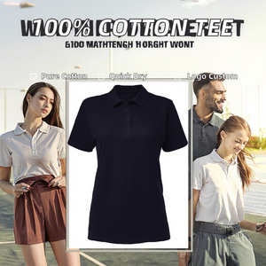 Camiseta Casual de Mujer 100% Algodón Tejido, Manga Corta, Transpirable, Venta Directa de Fábrica, Logotipo Bordado Personalizado, Impresión Rápida - Product Image 2