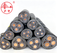Kabel Listrik Bawah Tanah Tugas Berat YJV22 3-Core 4-Core 5-Core Kabel Listrik Berlapis Baja untuk Pemasangan Langsung