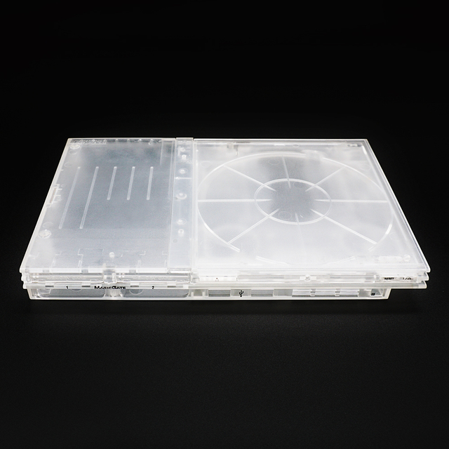 Sony PS2 90000 Slim Case Shell Replacement Flip Top case for PS2 Slim 70000 Series Console