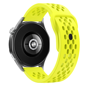<span class=keywords><strong>Bracelet</strong></span> de montre intelligente de luxe respirant avec trous de 18 mm, 20 mm, 22 mm, <span class=keywords><strong>bracelet</strong></span> de remplacement en caoutchouc plat pour <span class=keywords><strong>Samsung</strong></span> NEW <span class=keywords><strong>Smartwatch</strong></span> - Product Image 1