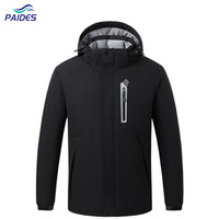PAIDES Offre Spéciale Veste interchangeable chauffante d'hiver Manteau chauffant électrique d'extérieur Manteau isolé coupe-vent Veste chauffante à batterie
