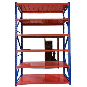 Estanterías de garaje de acero de 5 capas Estantes de ángulo ranurado Estantes de almacenamiento-para almacenamiento en ángulos - Product Image 1