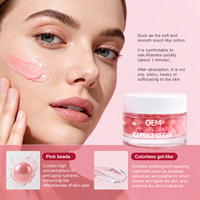 Crème en capsules de collagène PDRN coréen OEM, marque privée, hydratante biologique, anti-âge, réduit les rides, crème en capsules avec peptide