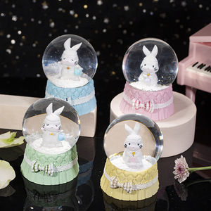 الأكثر مبيعًا دمية كارتونية من الراتنج لعبة كرة الثلج المضيئة للأطفال - Product Image 1