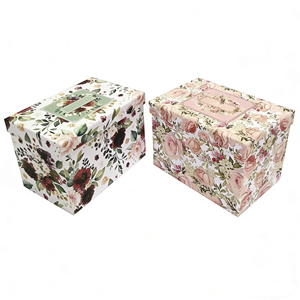 Boîtes en papier rigide écologiques et recyclables personnalisées avec gaufrage et doublure en mousse pour les cadeaux <span class=keywords><strong>de</strong></span> mariage, les cadeaux pour demoiselles d'honneur, les sachets <span class=keywords><strong>de</strong></span> thé - Product Image 2