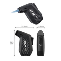 Briquet torche à flamme jet, coupe-vent, rechargeable au butane, portable pour cigarettes, cadeaux, grillades, barbecue, bougies, camping