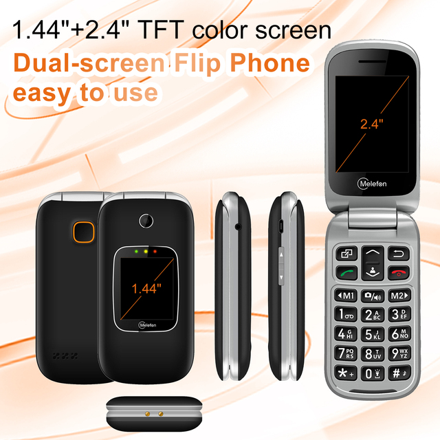 2.4 Inches Feature Phone 4G Keypad Phone Big Button SOS Emergency FM Radio Elderly Phone Long Standby Unlocked Wholesale