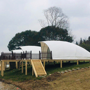 Pequeña Tienda de Campaña Prefabricada de Lujo con 1 Dormitorio, Cabañas Prefabricadas para Campamentos al Aire Libre, Tiendas de Campaña J4 para Fiestas y Vacaciones - Product Image 5