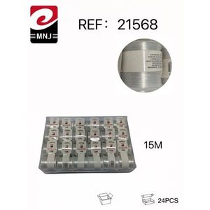 Mnj Elastic Cord 15M White Craft Supplies 24Pcs - Product Image 2