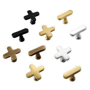 Puxador de Móveis Koppalive Plus Minus Sign em Latão, Design Minimalista Italiano Moderno, Puxadores para Armários de Cozinha e Gavetas - Product Image 6