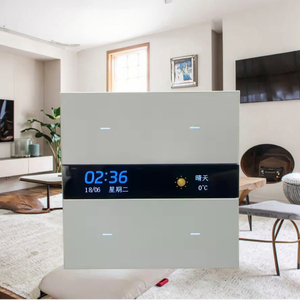 Tuya cảm ứng thông minh chuyển đổi ZigBee thông minh chuyển đổi 4 băng đảng thông minh Bảng điều chỉnh chuyển đổi sản phẩm nhà thông minh thông minh Dimmer chuyển đổi ánh sáng nhà thông minh - Product Image 1