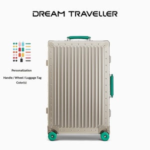 <span class=keywords><strong>Valise</strong></span> à roulettes en <span class=keywords><strong>aluminium</strong></span> de haute qualité, roues universelles, <span class=keywords><strong>valise</strong></span> de bord avancée, <span class=keywords><strong>valise</strong></span> à mot de passe, 20 pouces, 24 pouces, <span class=keywords><strong>pilote</strong></span> - Product Image 2