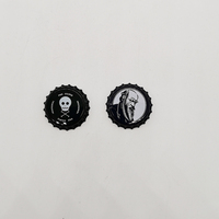 Personnalisez différentes couleurs 26mm Beer Crown Cap / Iron Cap / Ring Snap Cover