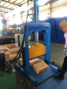 गर्म बिक्री रबर ब्लॉक काटने की मशीन प्राकृतिक रबर काटने की मशीन सिंगल ब्लेड हाइड्रोलिक रबर बेल कटर - Product Image 2