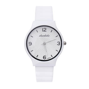 Nuevos Relojes Digitales Redondos Sencillos de Moda para Mujer con Correa de Silicona - Product Image 1