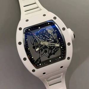 Reloj Automático Deportivo y Ejecutivo para Hombre, Edición Limitada 055, Cerámica Blanca, Correa de Caucho, Mecánico, Luminoso - Product Image 2