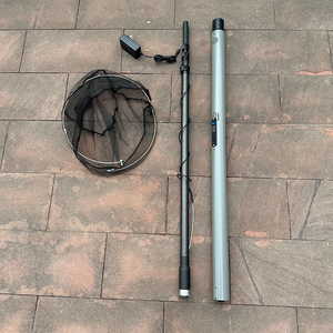 Palo Telescopico Leggero e Robusto in Acciaio al Carbonio <span class=keywords><strong>per</strong></span> la Pesca alla Carpa, Guadino Integrato CNC <span class=keywords><strong>per</strong></span> Tutti i <span class=keywords><strong>Pescatori</strong></span> - Product Image 1