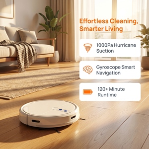 D3-006 Robot Vacuum <b>Mop</b> with 1500-1999Pa Suction Gyroscope Navigation App Control HEPA Filter Household <b>Cleaning</b> - Product Image 3