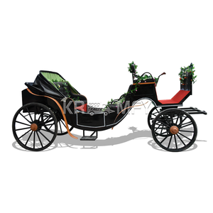 Wholesale Luxury Four-Wheel Royal Electric Carriage Elegant Sightseeing Royal Horse Carriage-<b>Special</b> <b>Transportation</b> - Product Image 1