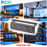 Adaptateur de montage mural Mini DisplayPort 20 broches femelle-femelle 4K 60Hz pour moniteur PC, KVM, AV, plaque murale, châssis