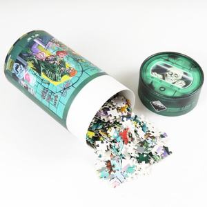 Table de puzzle pliable Crown Win Toi, jeu de puzzle éducatif personnalisé, puzzle de Noël pour enfants, puzzle de 1000 pièces avec nom sur papier - Product Image 2