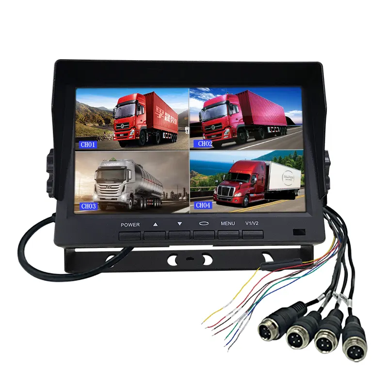 Kit HD all'ingrosso Mobile Hd Lcd Tft canali uscita riproduzione specchio auto due Side Camera Monitor per auto fornitore