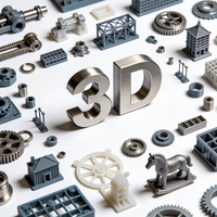 Service d'impression 3D sur mesure de haute précision, prototypage SLS en métal, pièces usinées CNC pour l'usinage, Guangdong