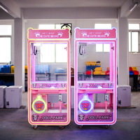 Machine de jeu d'arcade à griffes à monnayeur pour peluches, vente directe usine