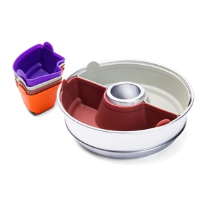 Bộ 6 Khuôn Silicon Cho Dụng Cụ Chia Lò Cắm Trại Để Nướng Bánh Nướng Trong Lò Omnia - Product Image 1