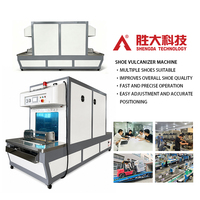 Machine de vulcanisation SHENGDA pour le façonnage et le thermoformage des chaussures en cuir, machine à éliminer les plis des empeignes vulcanisées