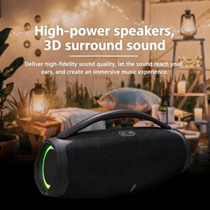 Altavoz Bluetooth Boomsbox de <span class=keywords><strong>3</strong></span>.ª Generación, Altavoz Portátil para Exteriores Resistente al Agua con Asa, Altavoz Estéreo con Bajos Potentes - Product Image 1